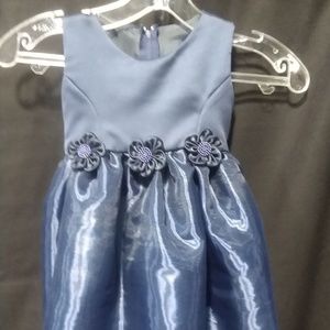 Navy Blue Girls Dress Size XL Toddler